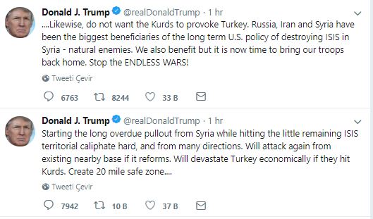 ABD Başkanı Trump’tan küstah tehdit